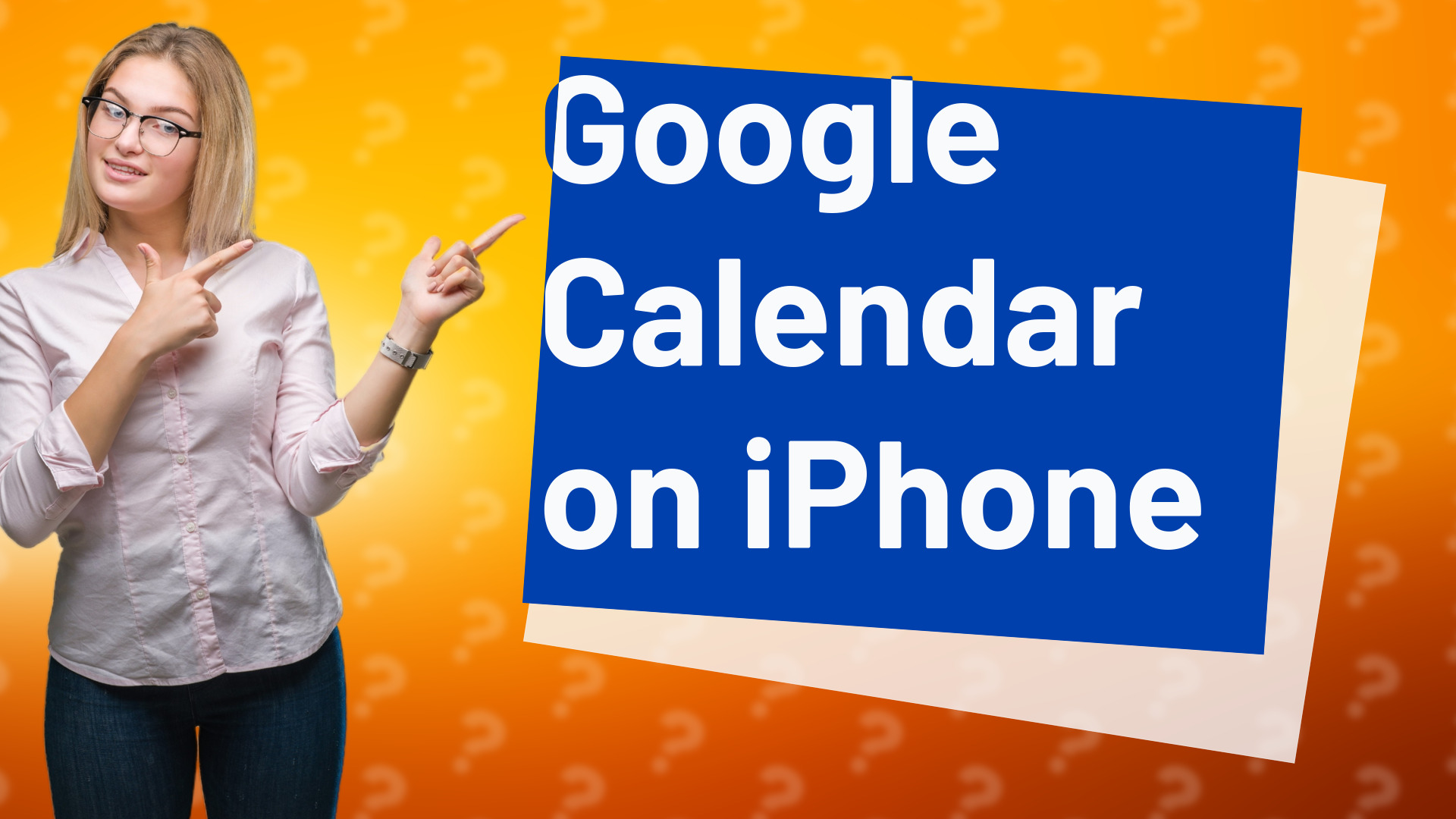 Google Calendar on iPhone