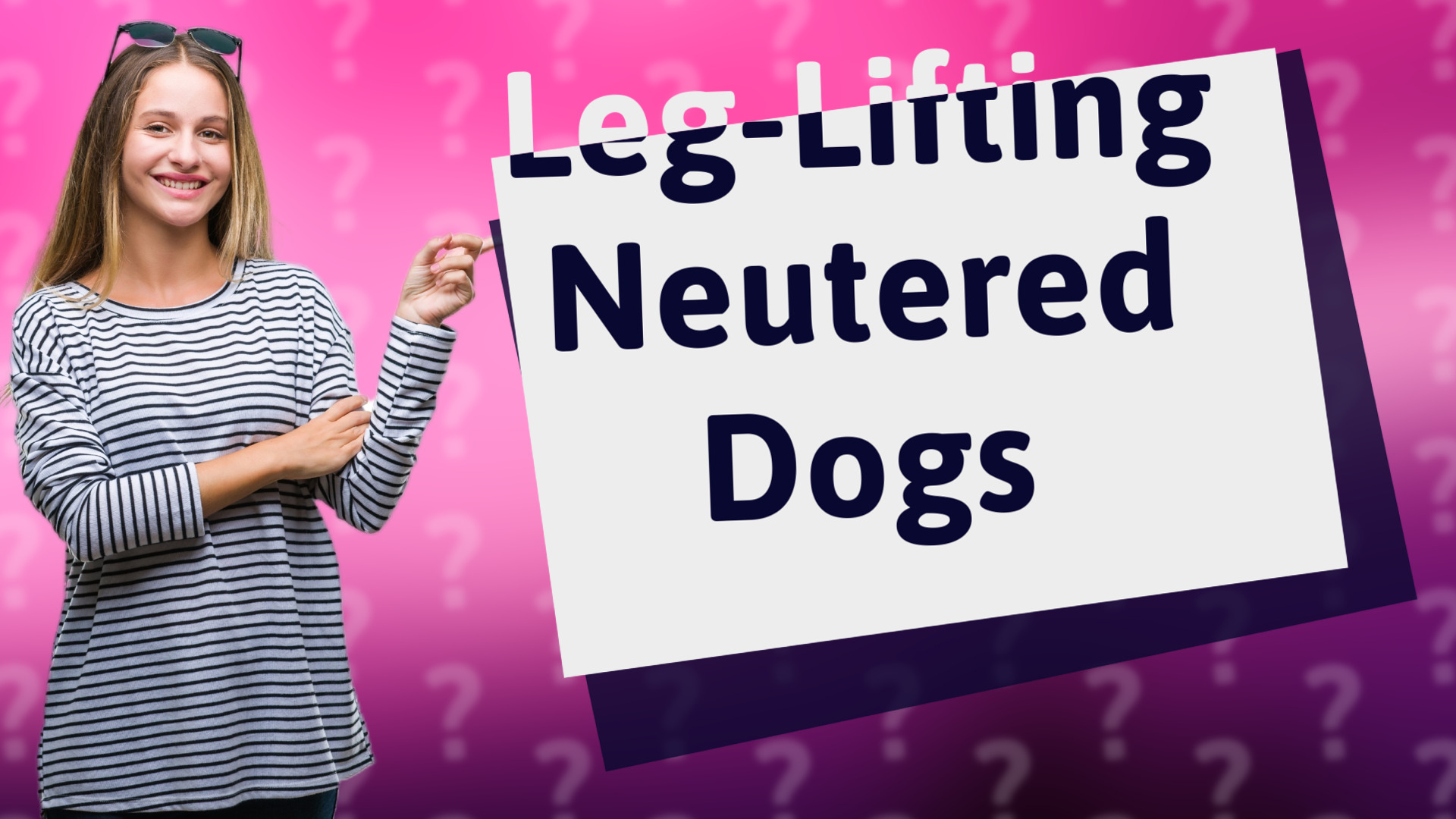 Leg-Lifting Neutered Dogs