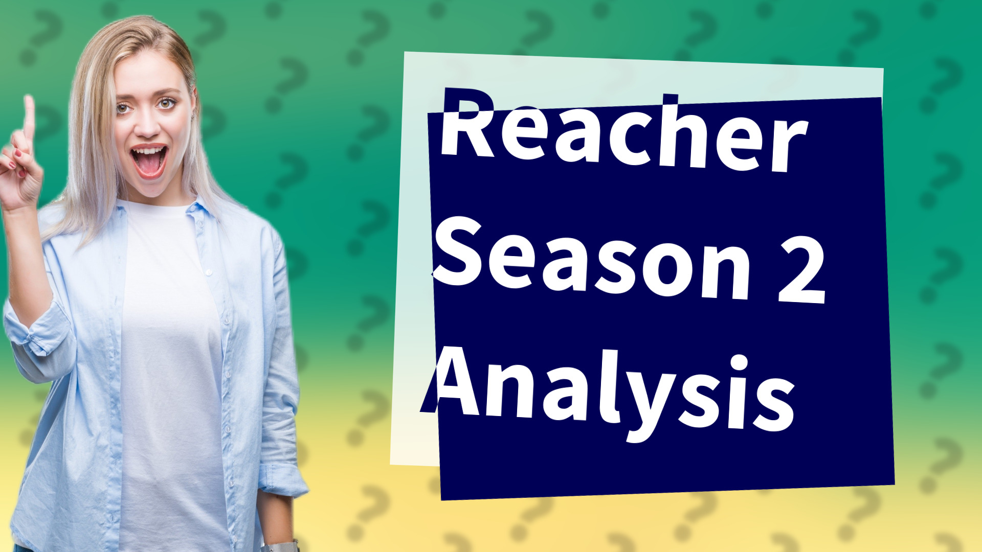 Reacher Season 2 Analysis