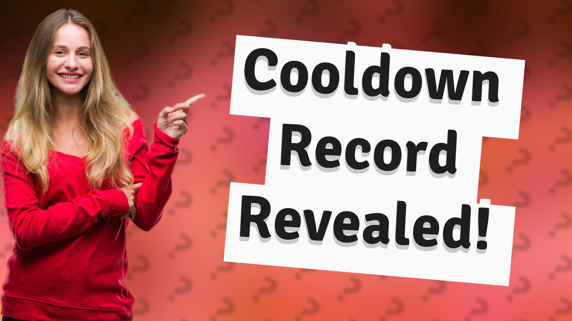 Cooldown Record Revealed!