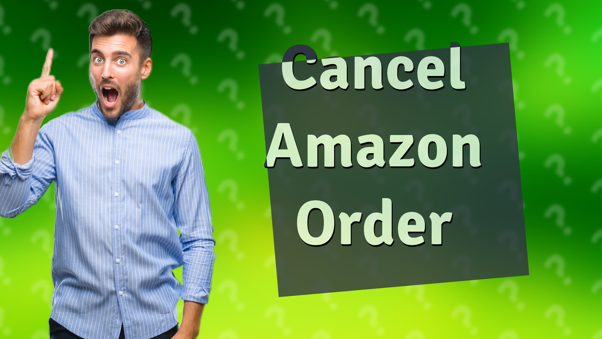 Cancel Amazon Order
