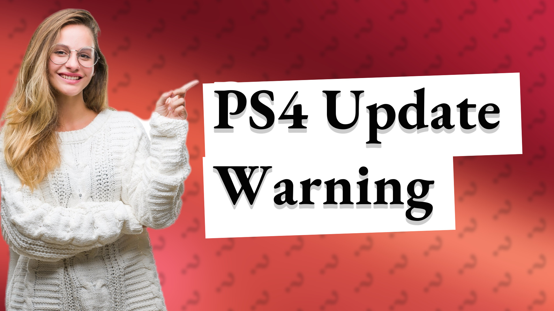PS4 Update Warning