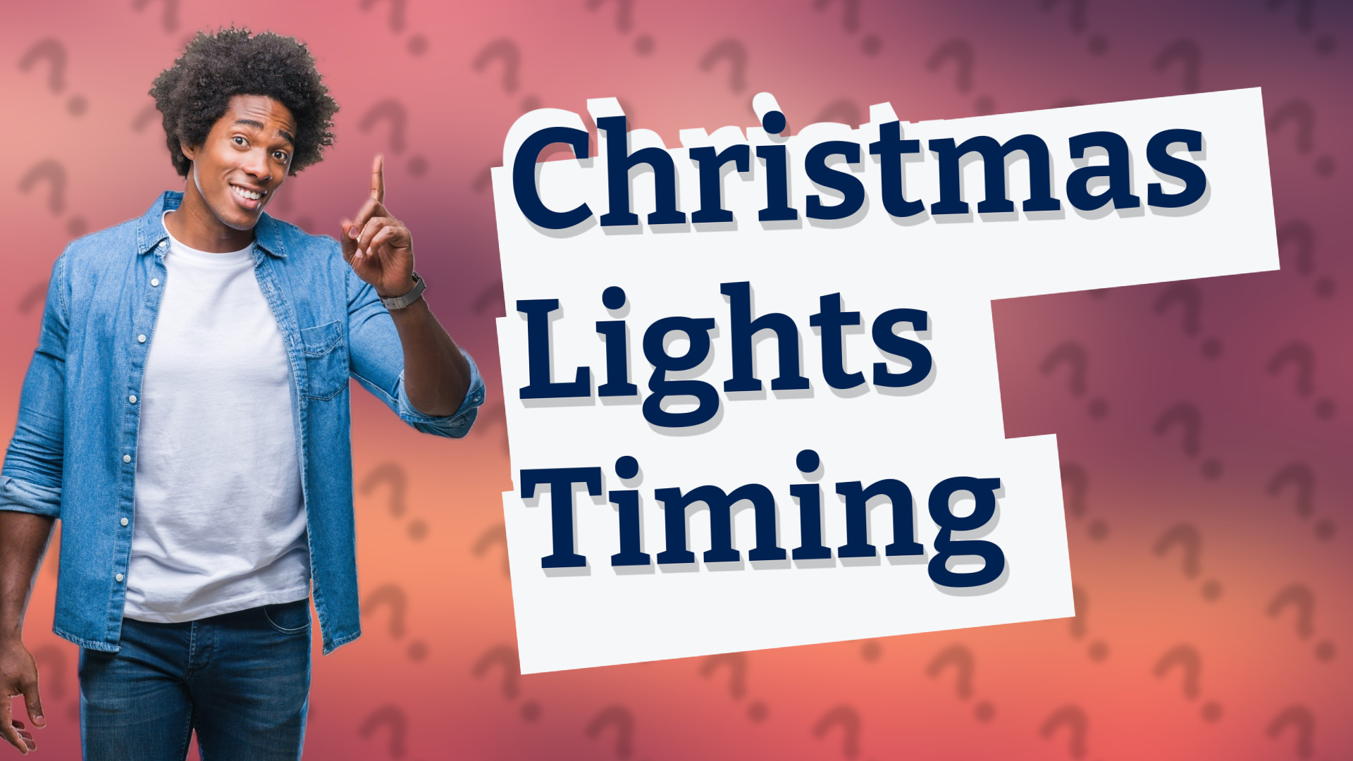 Christmas Lights Timing
