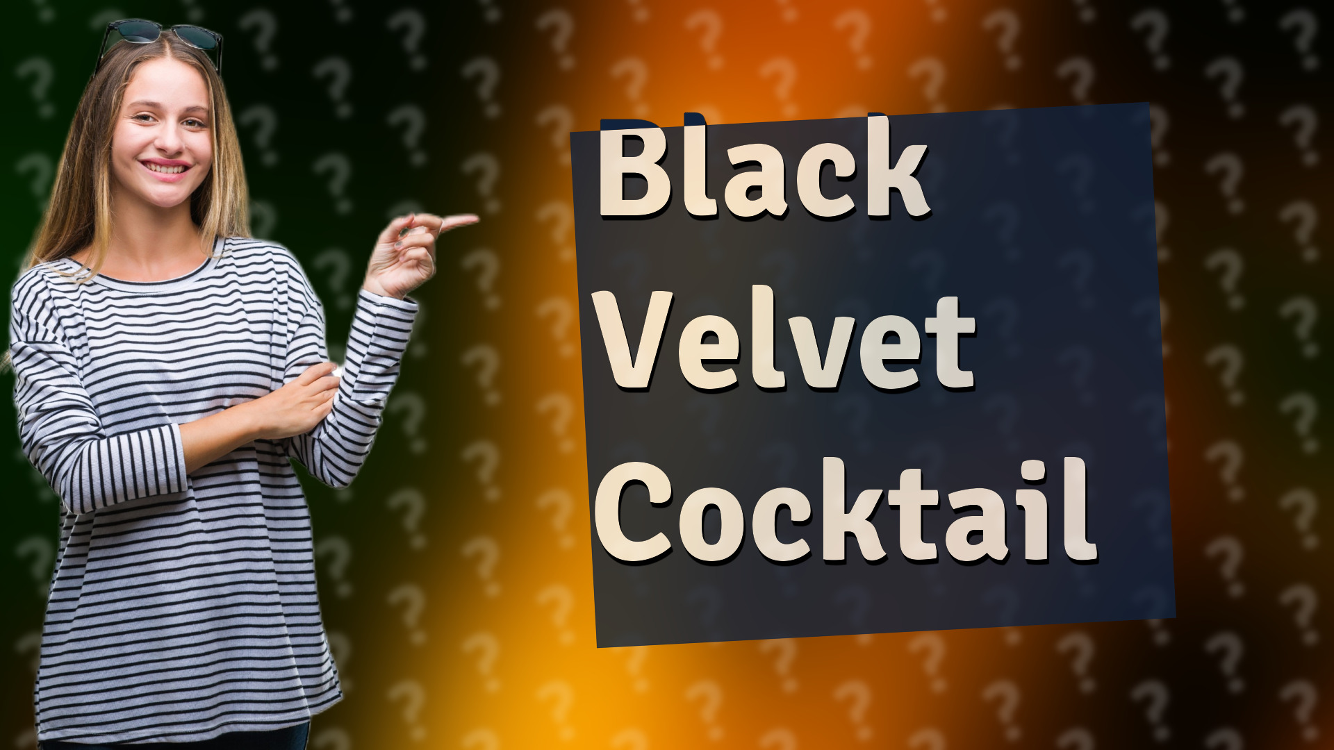 Black Velvet Cocktail