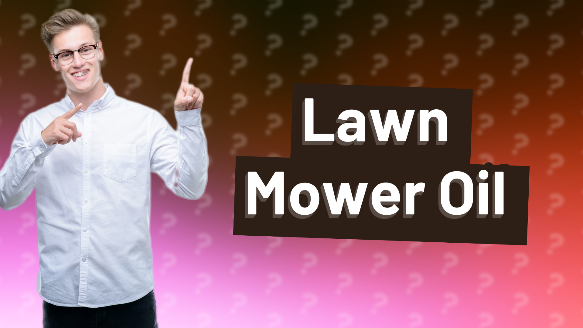 Lawn Mower Oil