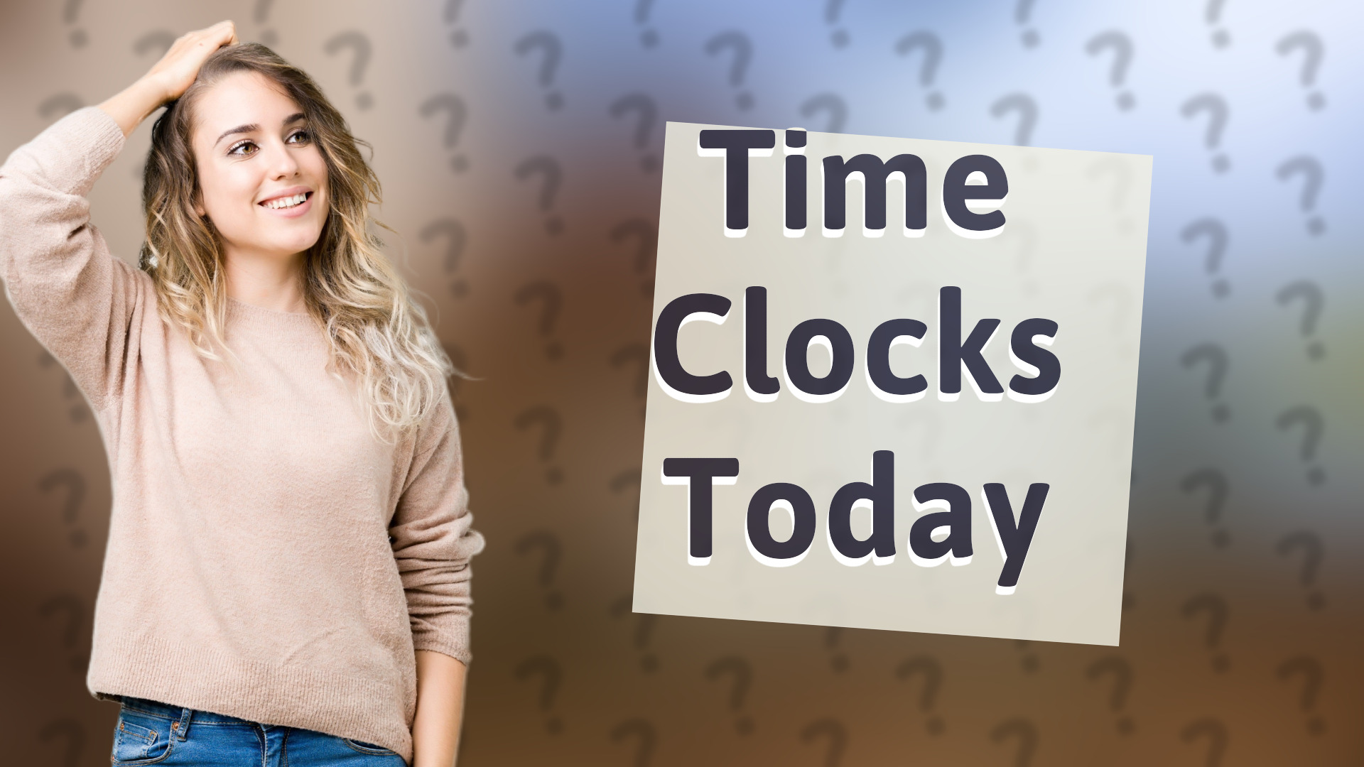 Time Clocks Today