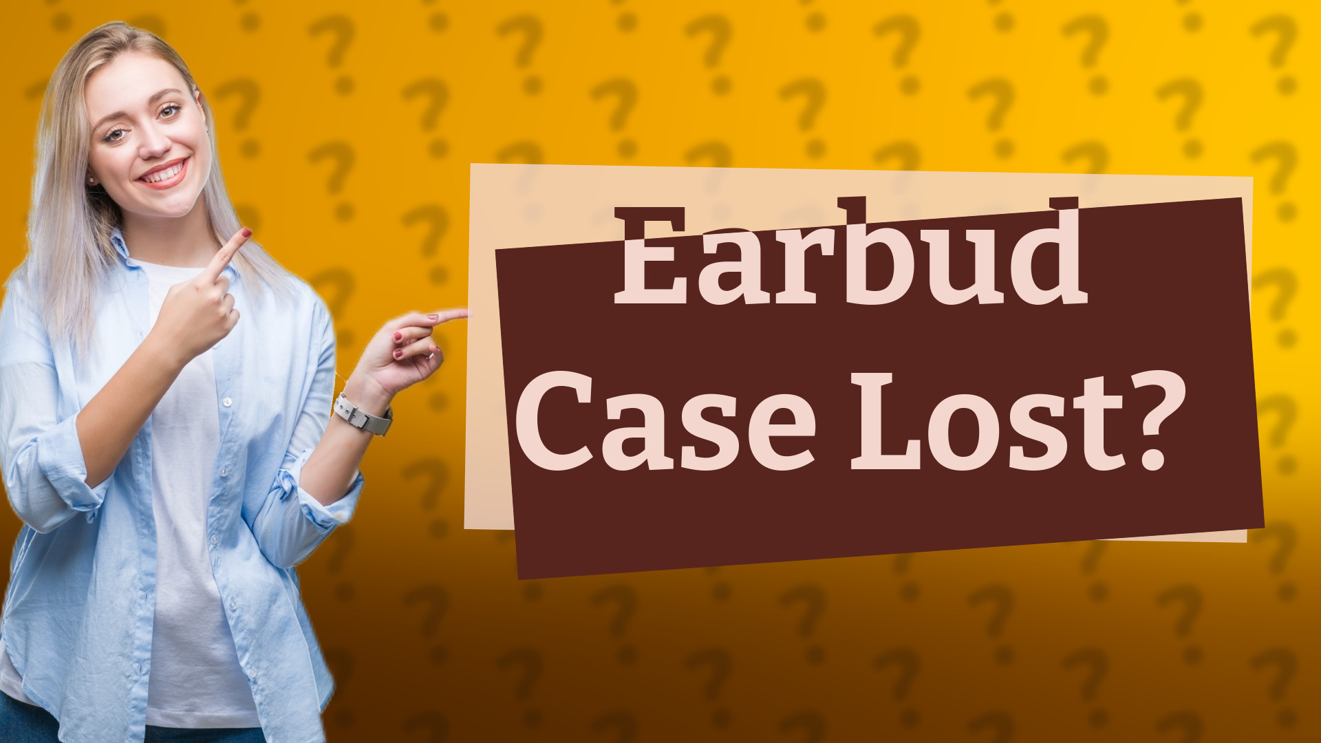 Earbud Case Lost?