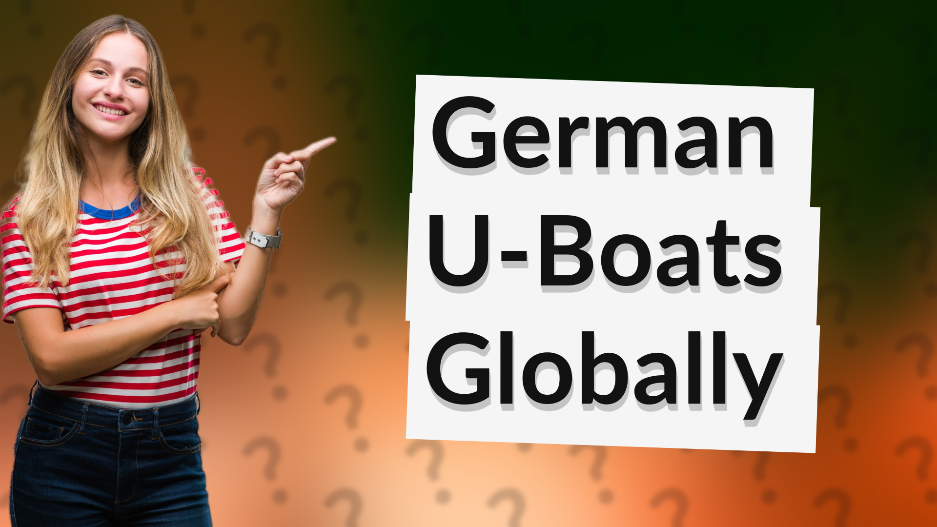 German U-Boats Globally