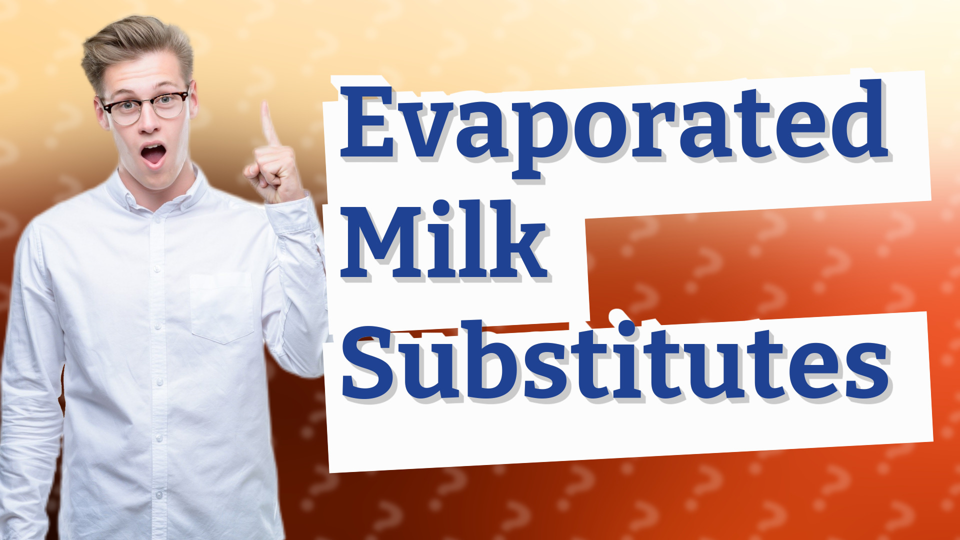 Evaporated Milk Substitutes