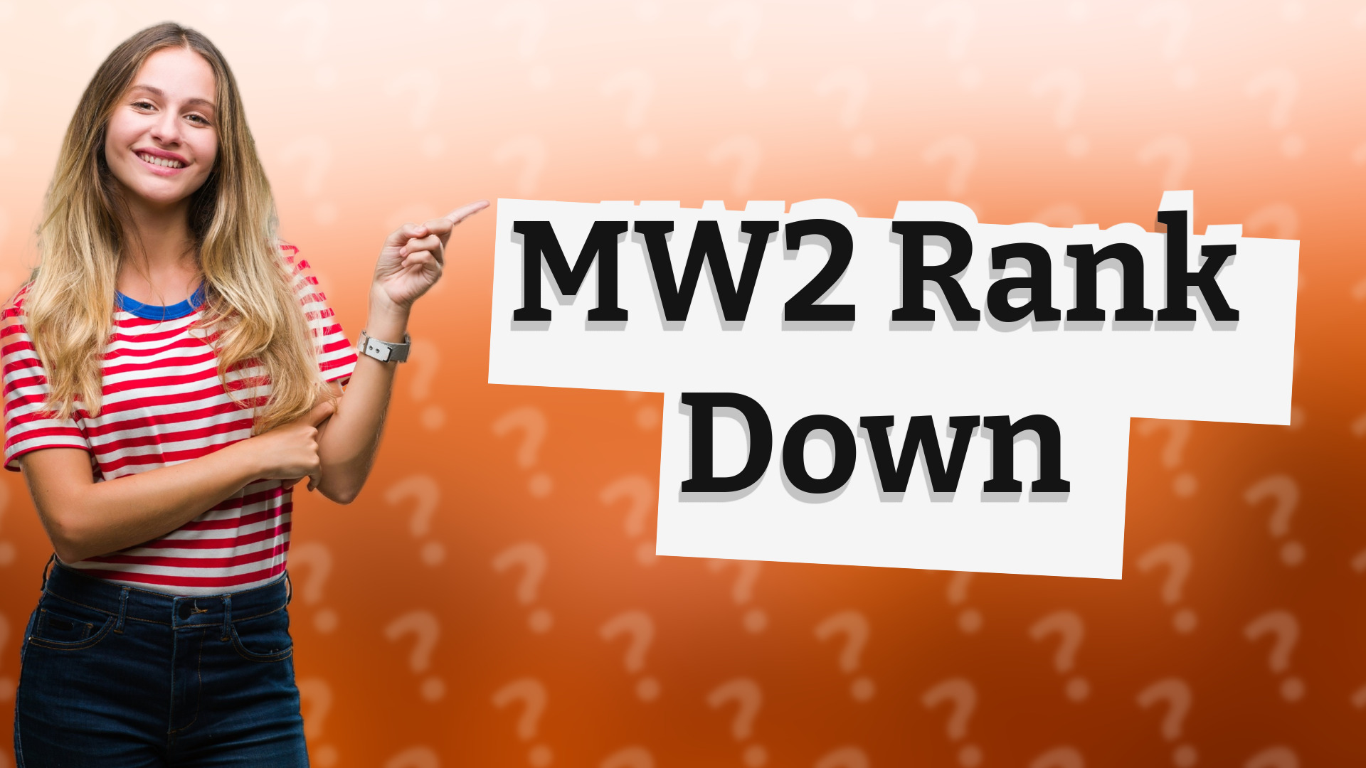 MW2 Rank Down