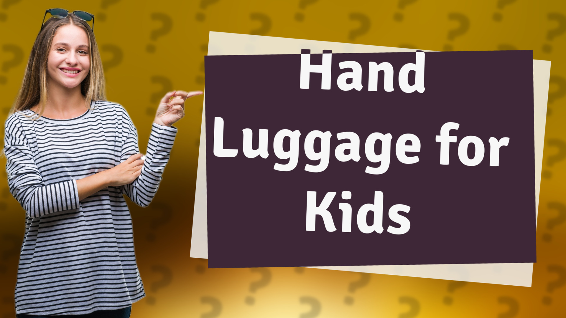Hand Luggage for Kids