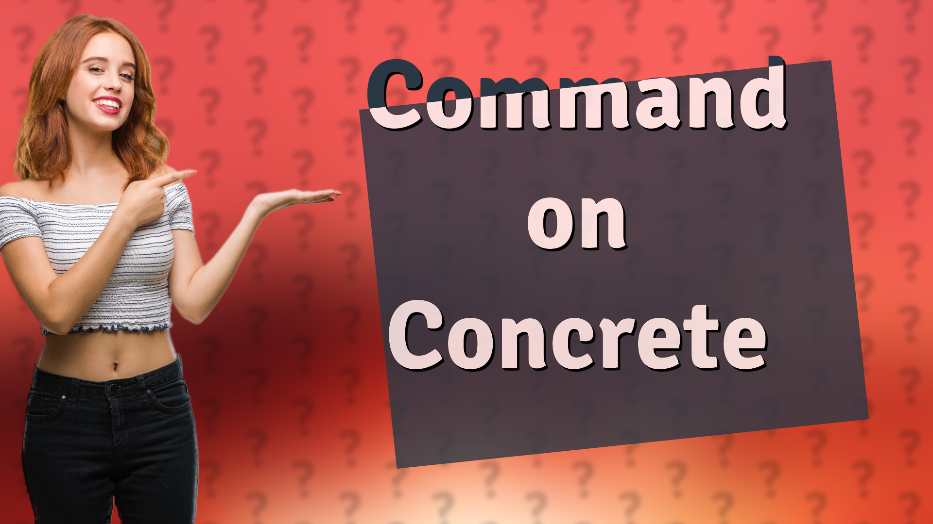 Command on Concrete