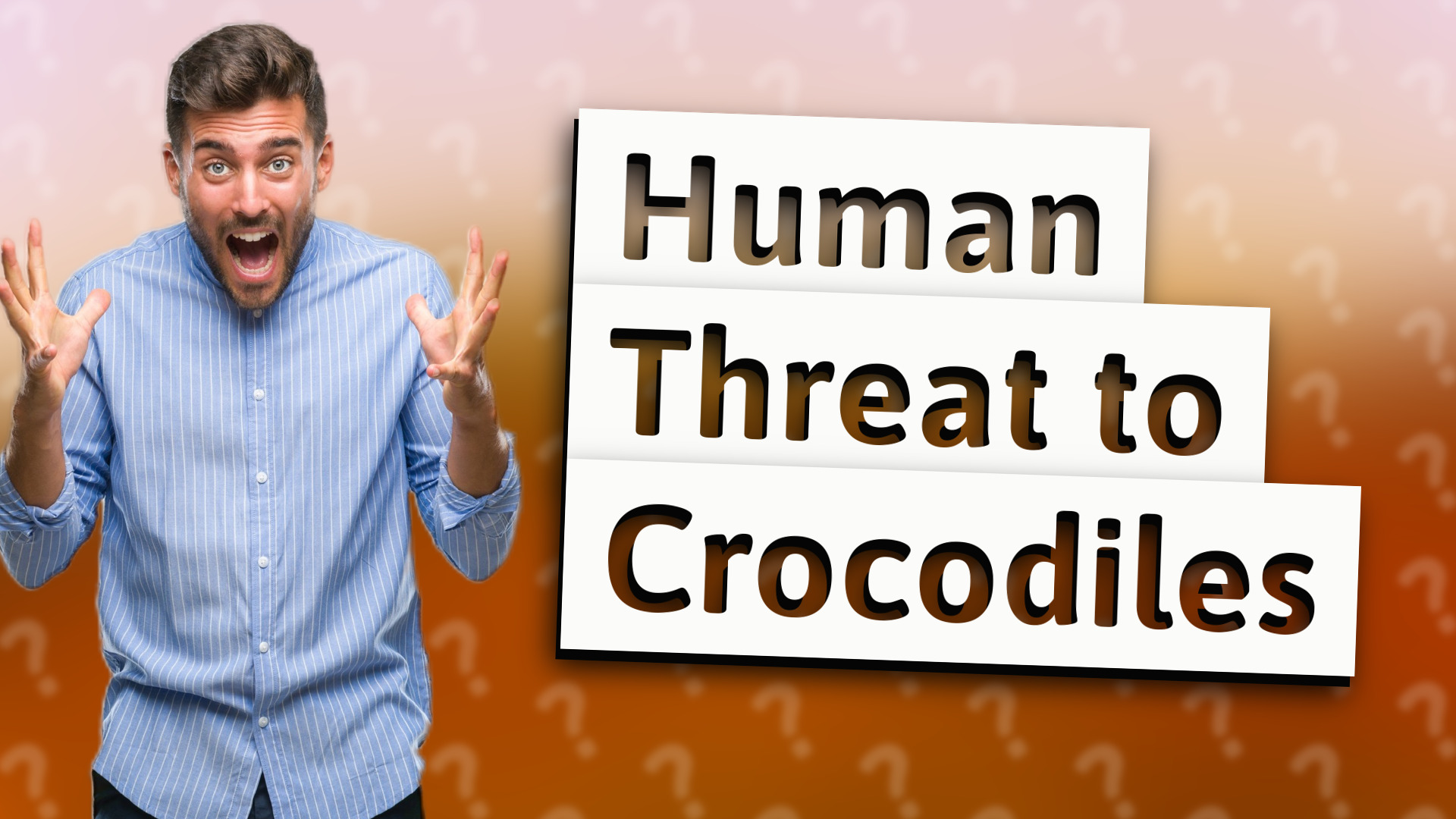 Human Threat to Crocodiles