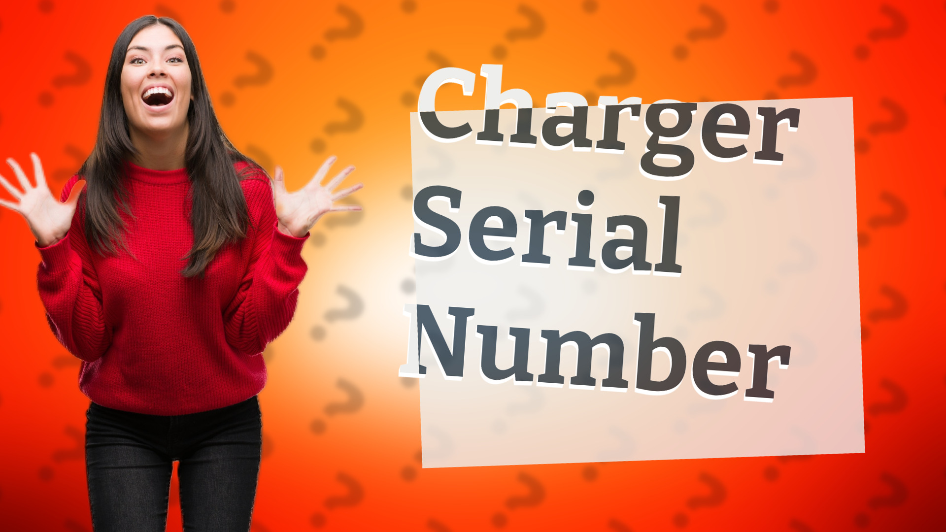 Charger Serial Number