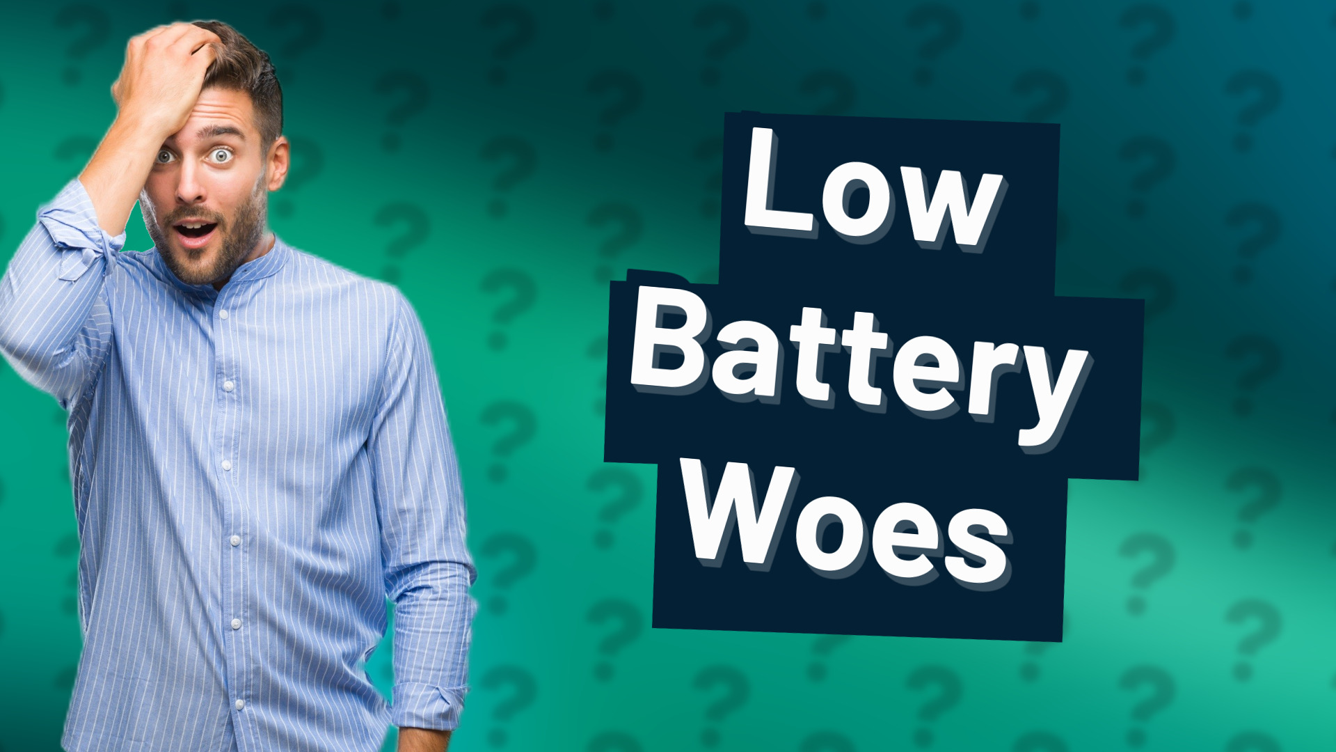 Low Battery Woes