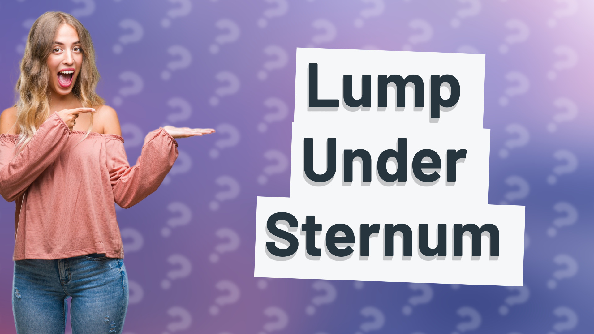 Lump Under Sternum
