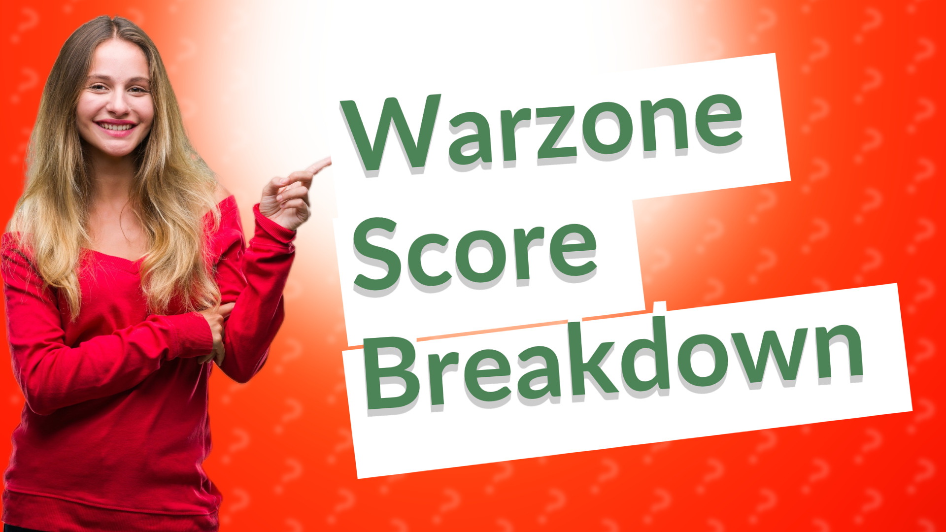 Warzone Score Breakdown