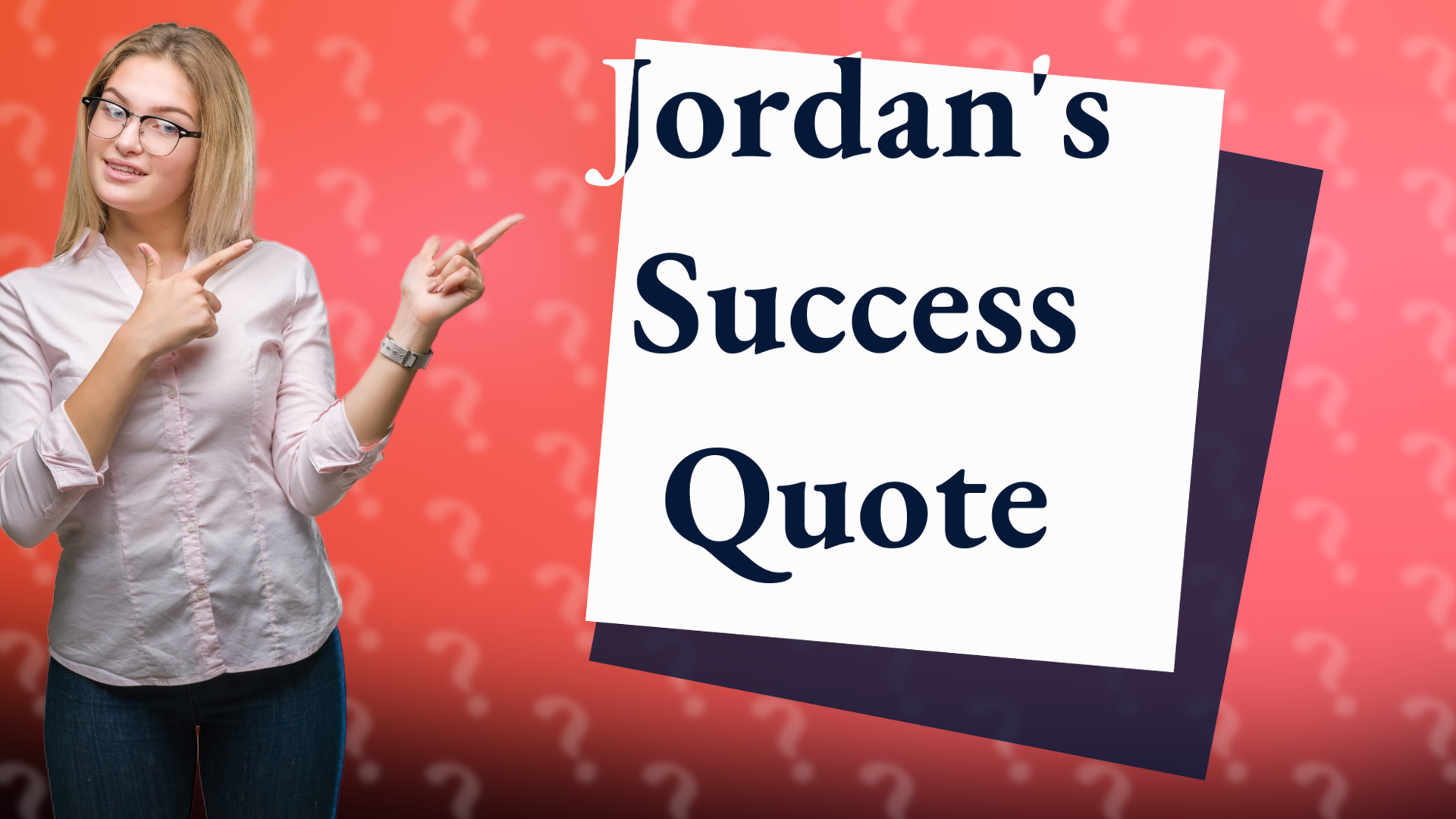 Jordan's Success Quote