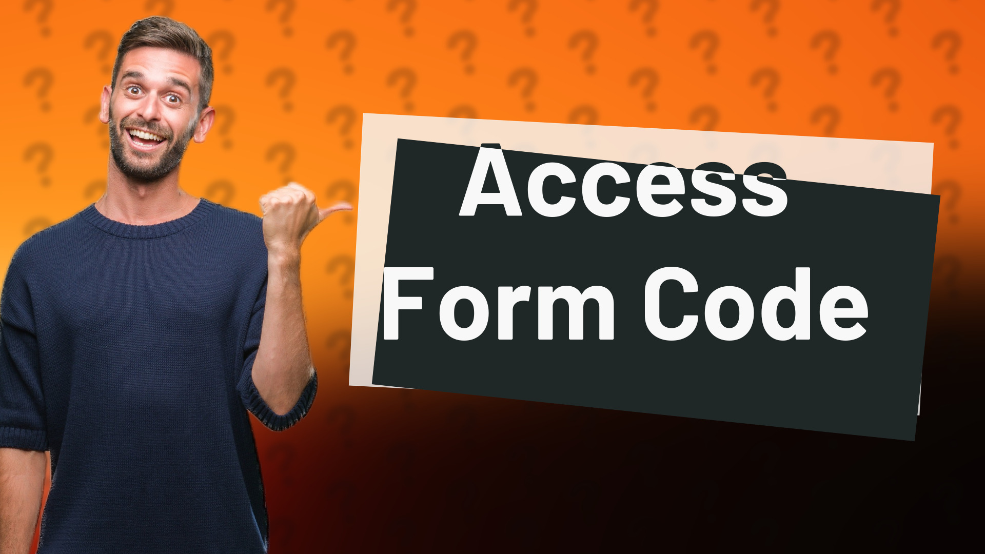 Access Form Code