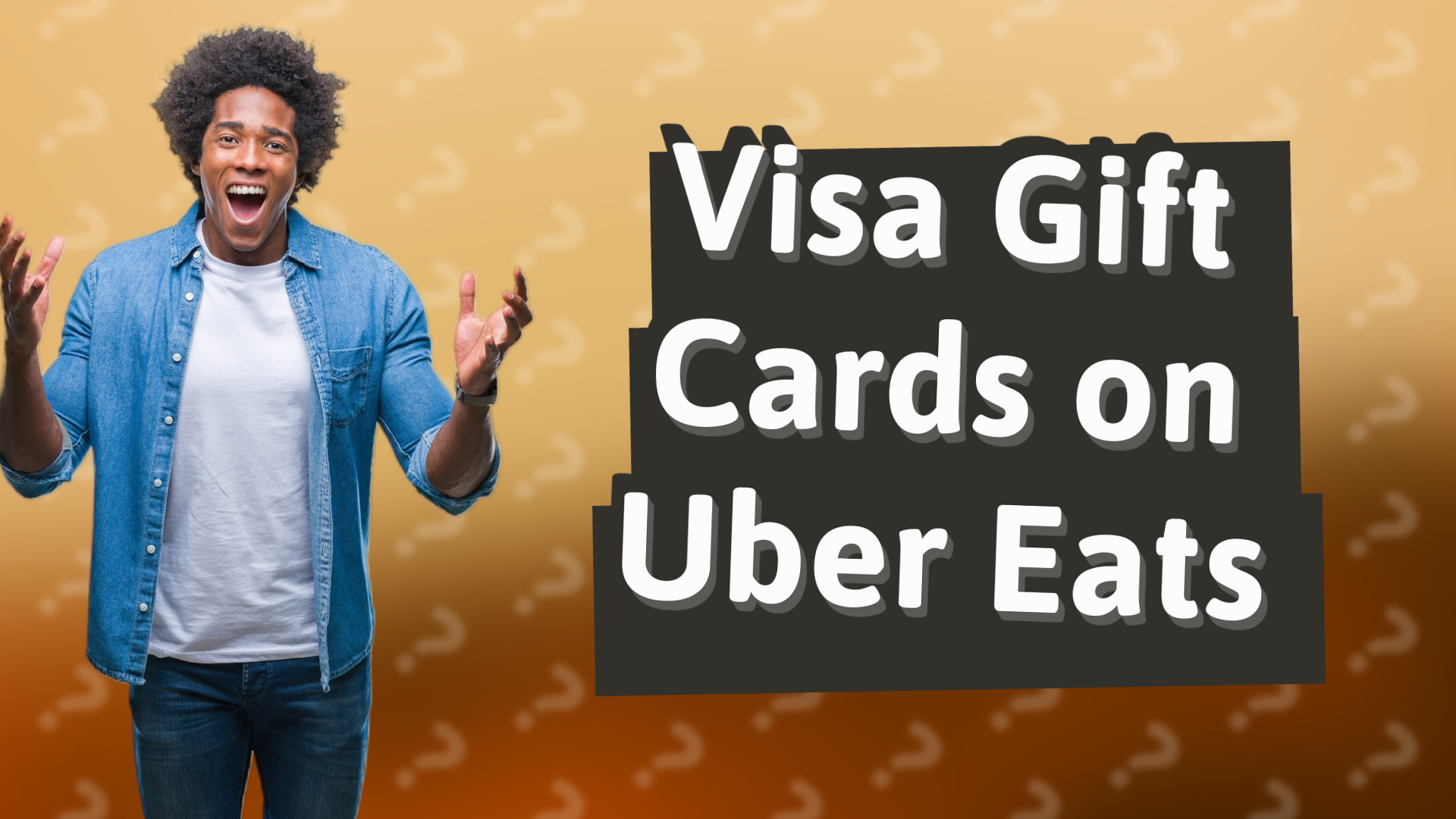 Visa Gift Cards on Uber Eats