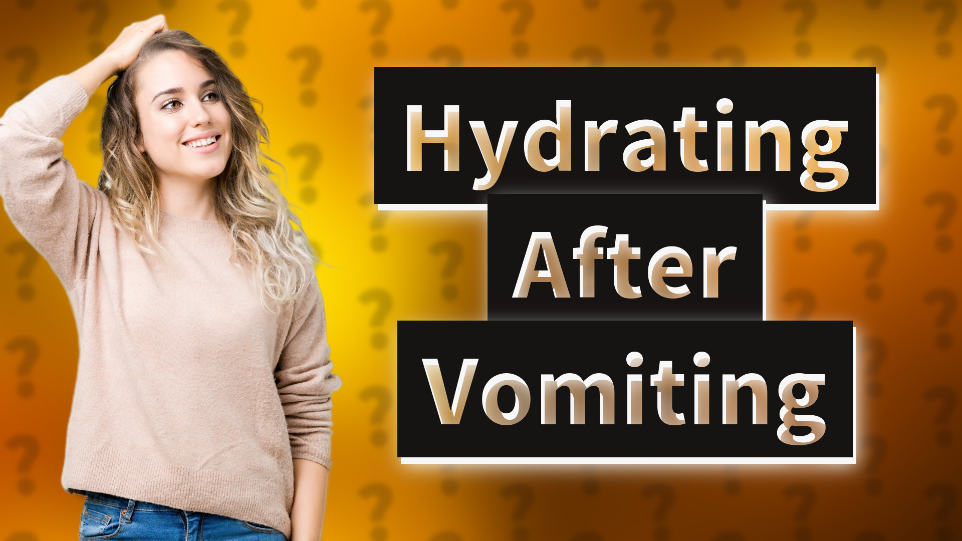 Hydrating After Vomiting