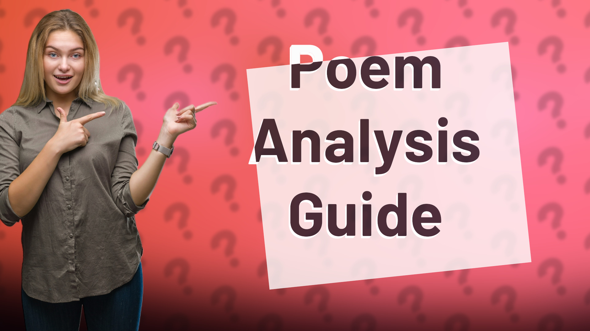 Poem Analysis Guide