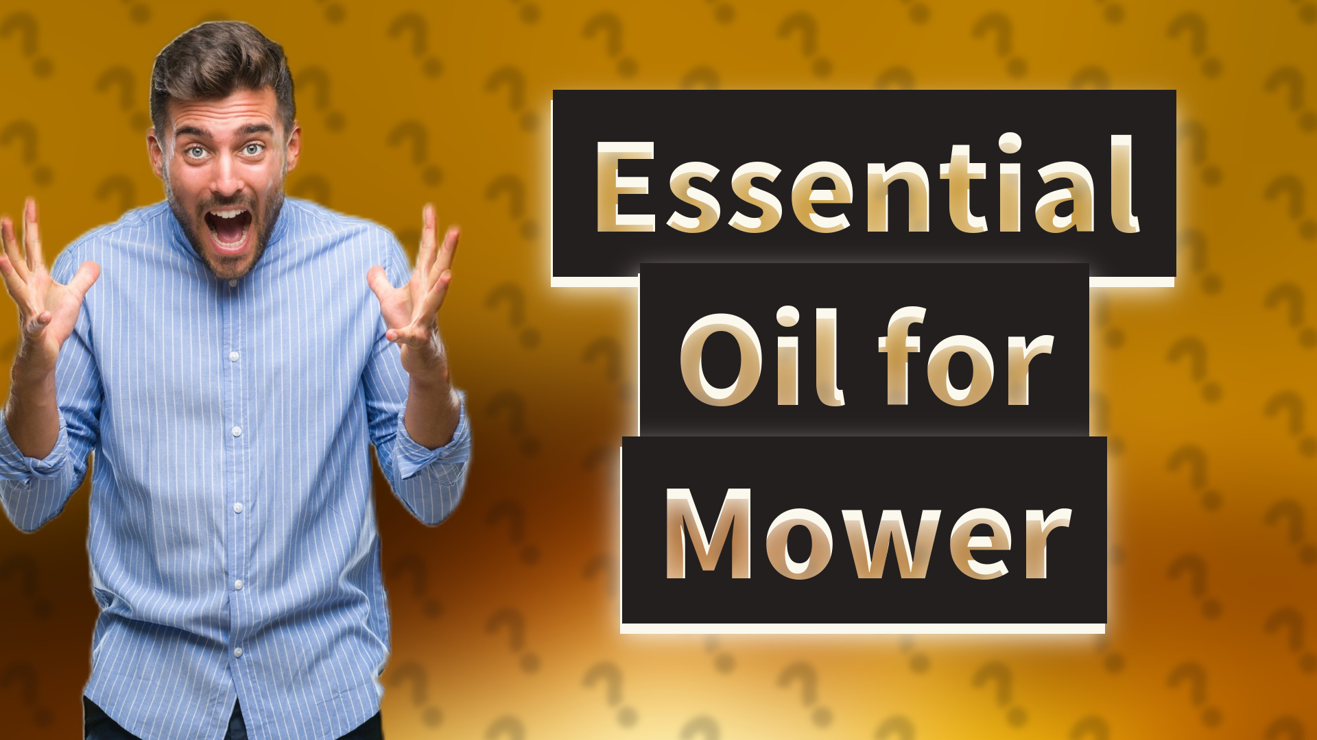 Essential Oil for Mower
