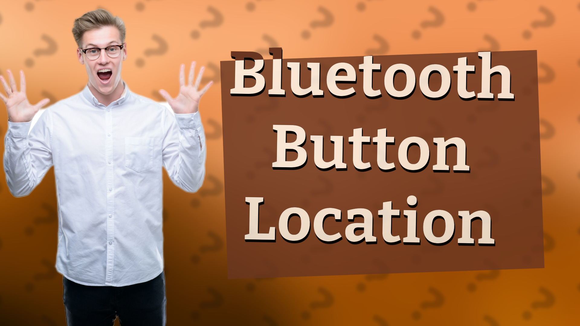 Bluetooth Button Location