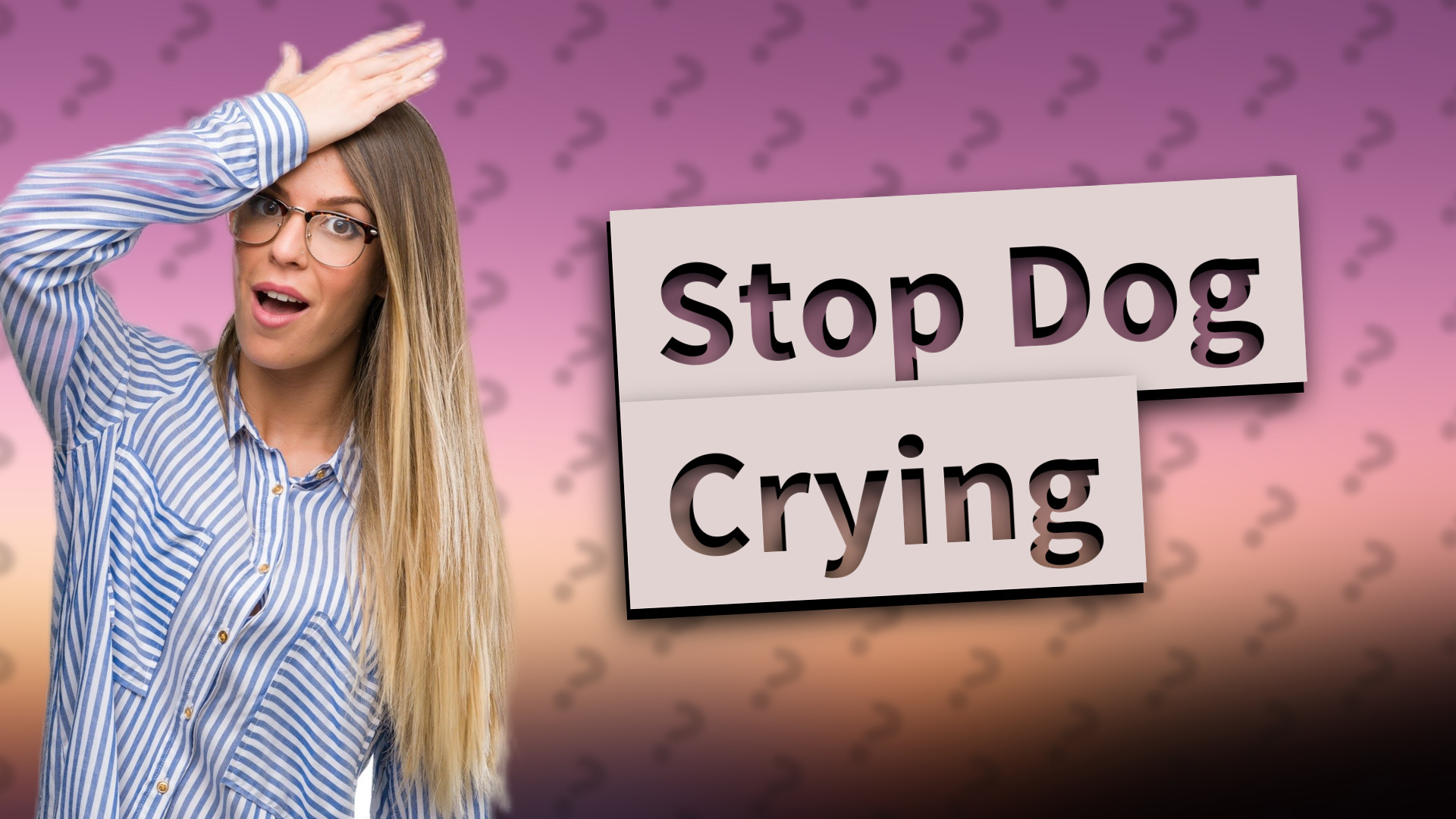 Stop Dog Crying