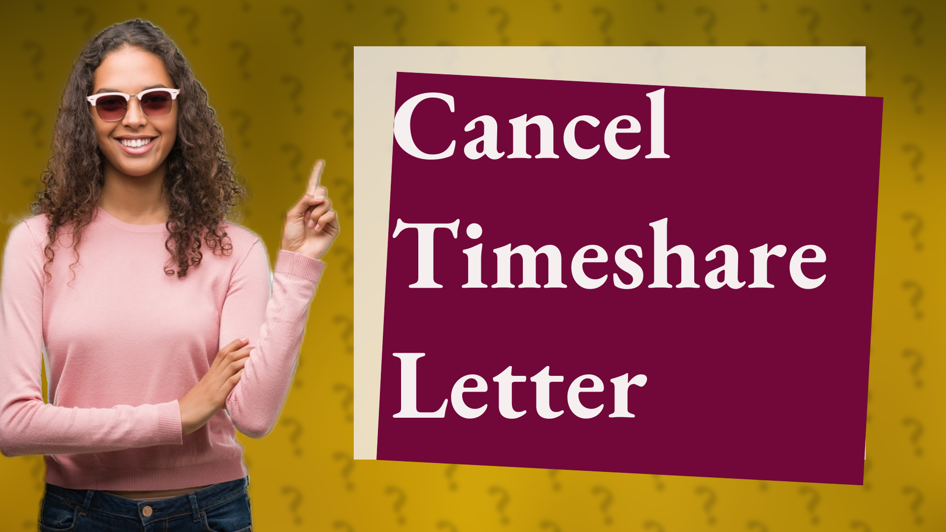 Cancel Timeshare Letter
