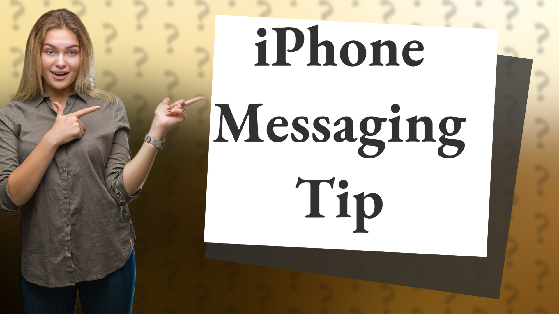 iPhone Messaging Tip