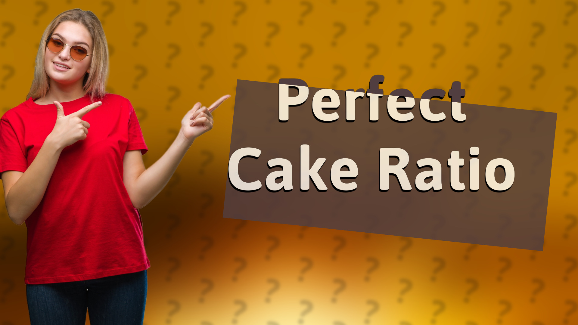 Perfect Cake Ratio