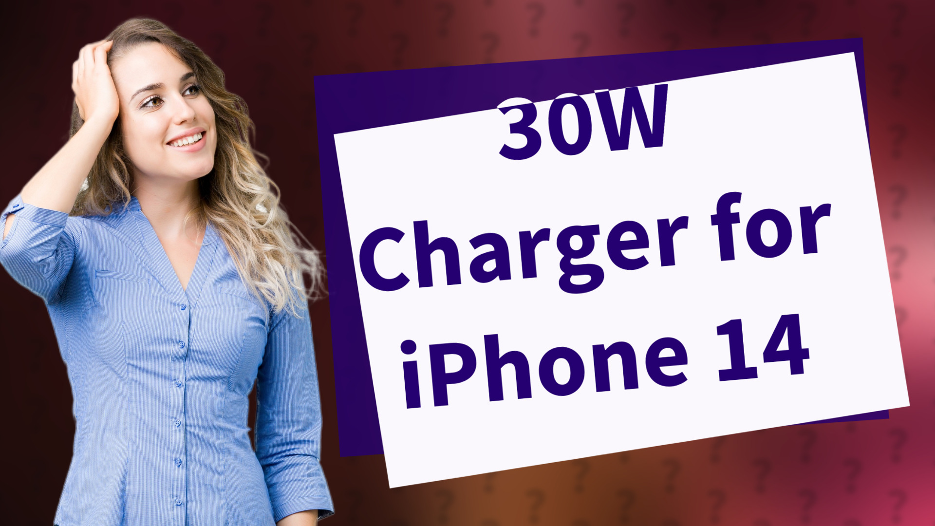 30W Charger for iPhone 14