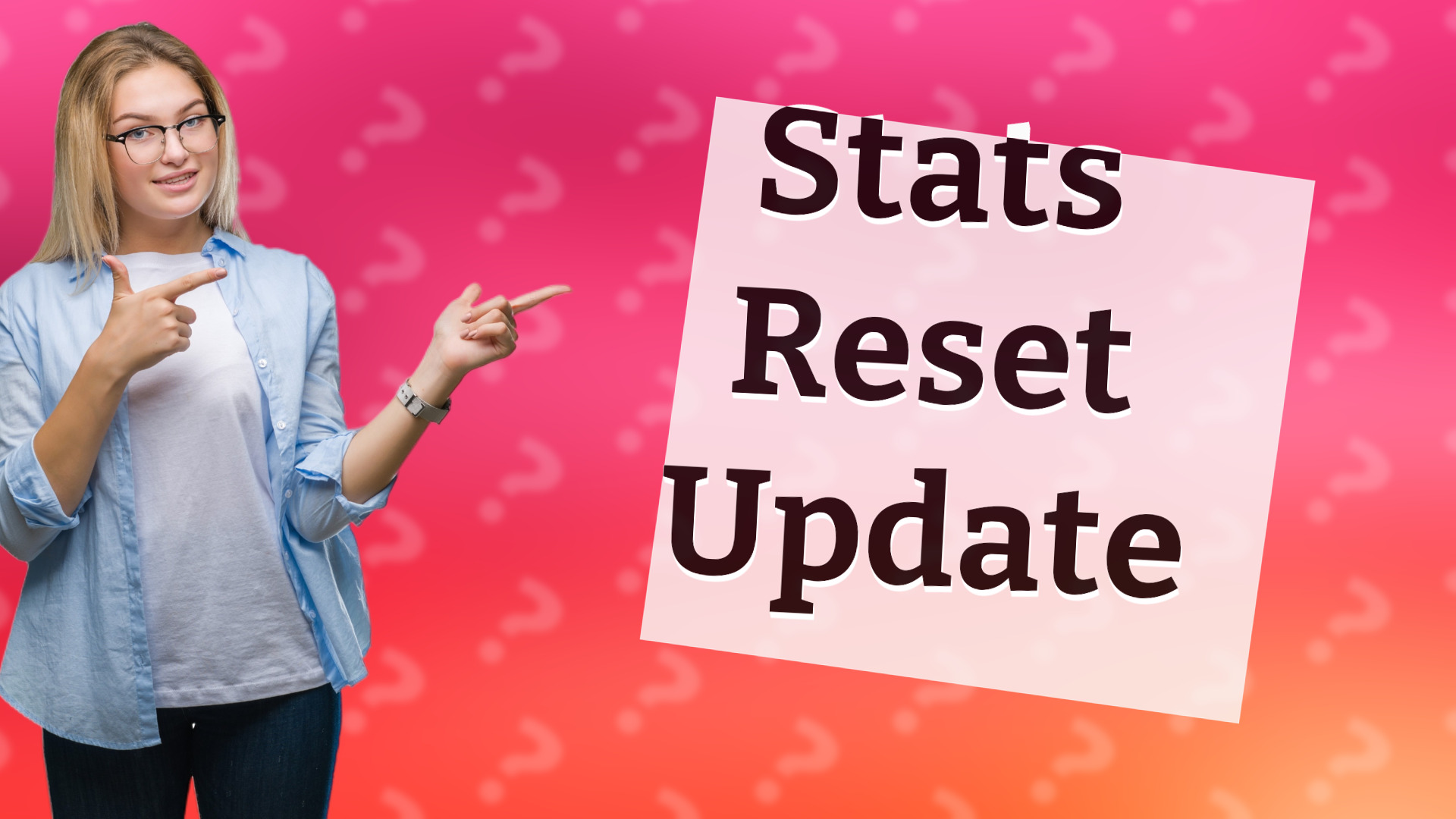 Stats Reset Update
