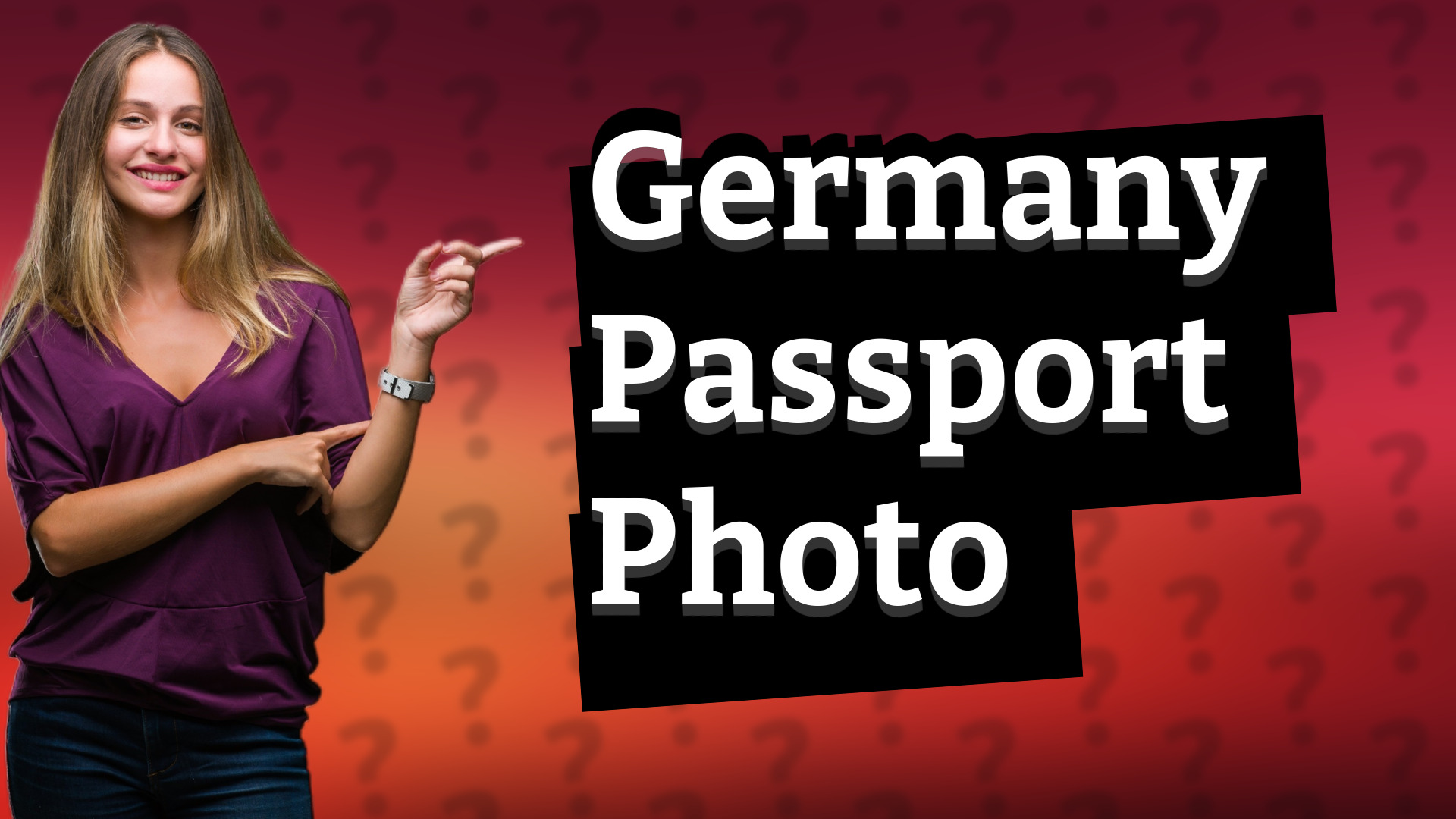 Germany Passport Photo