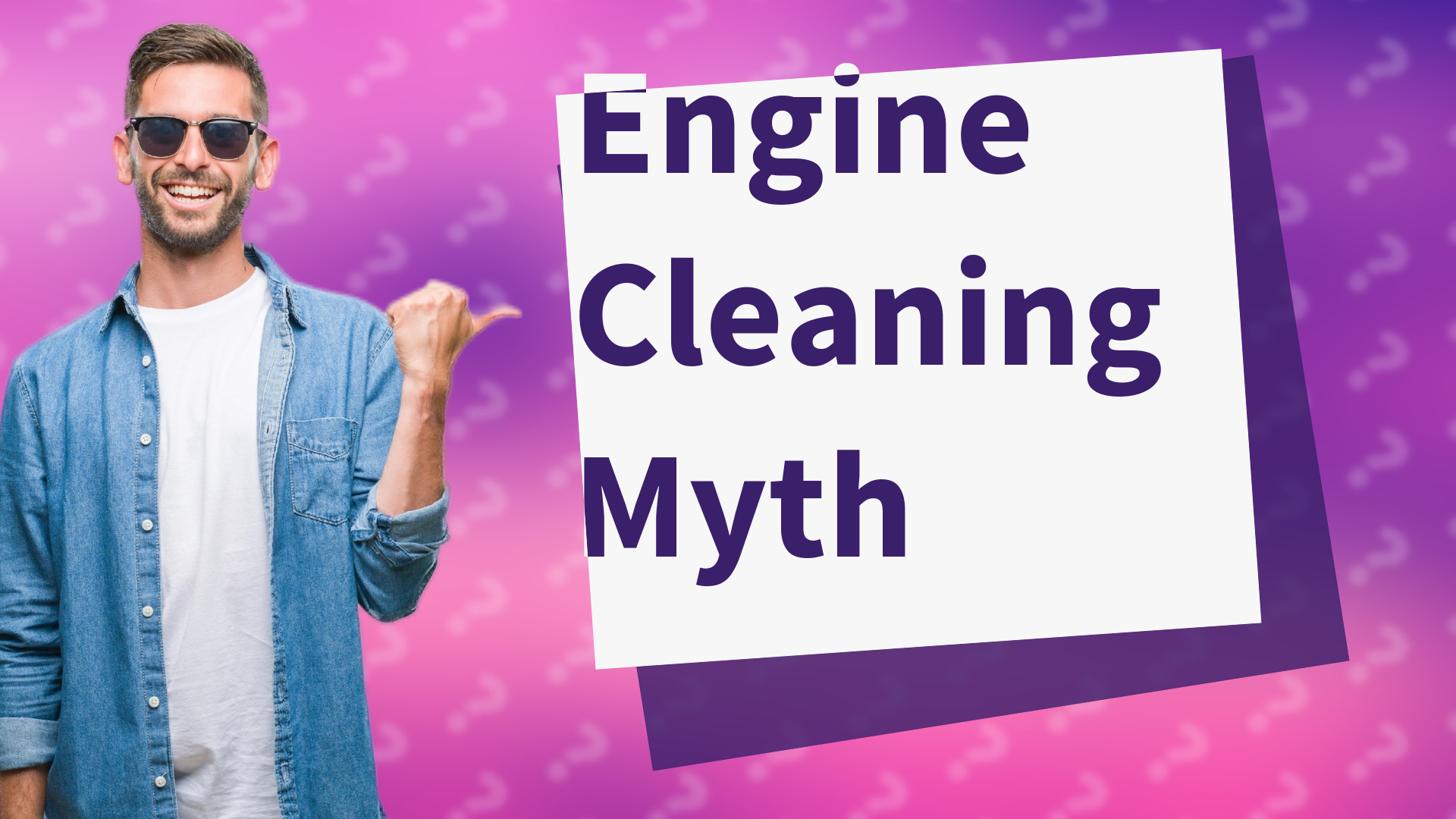 Engine Cleaning Myth