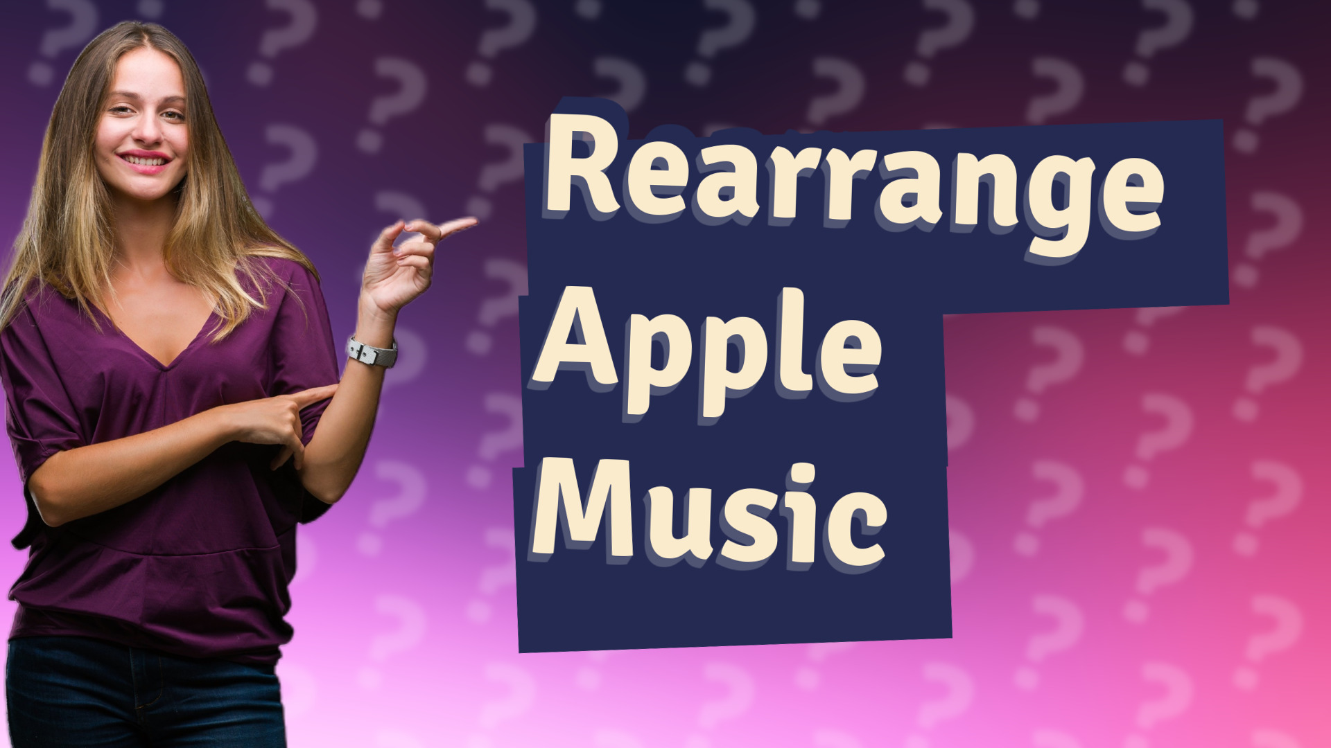 Rearrange Apple Music