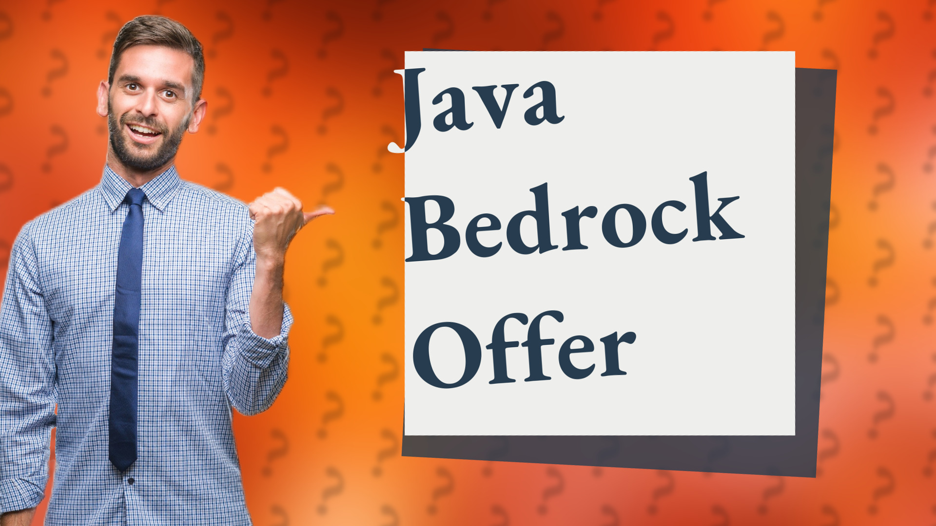 Java Bedrock Offer