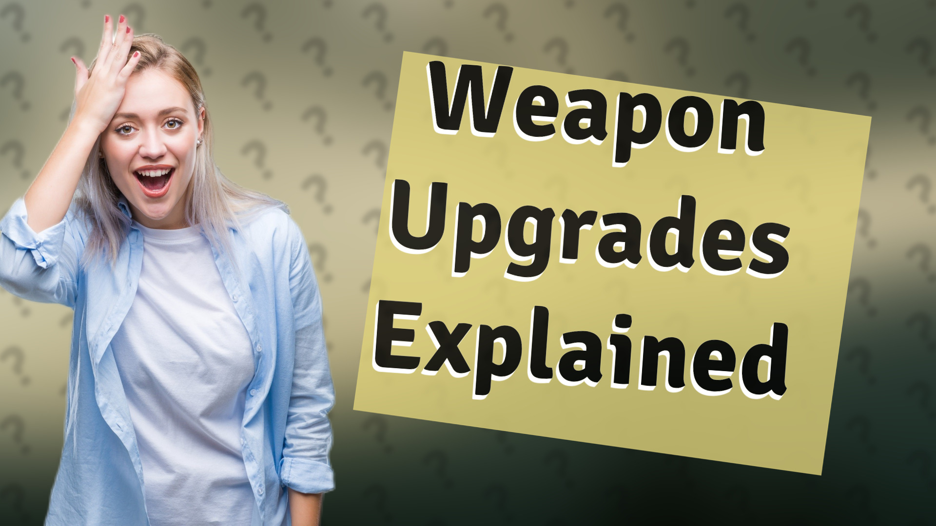 Weapon Upgrades Explained