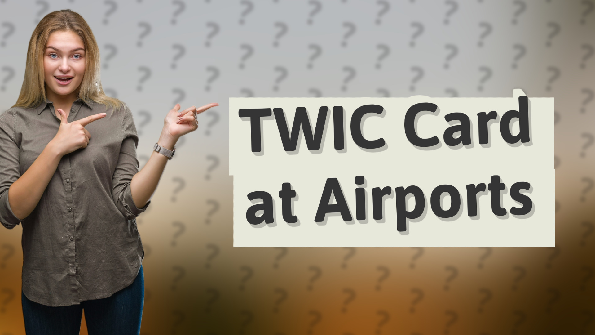 TWIC Card at Airports