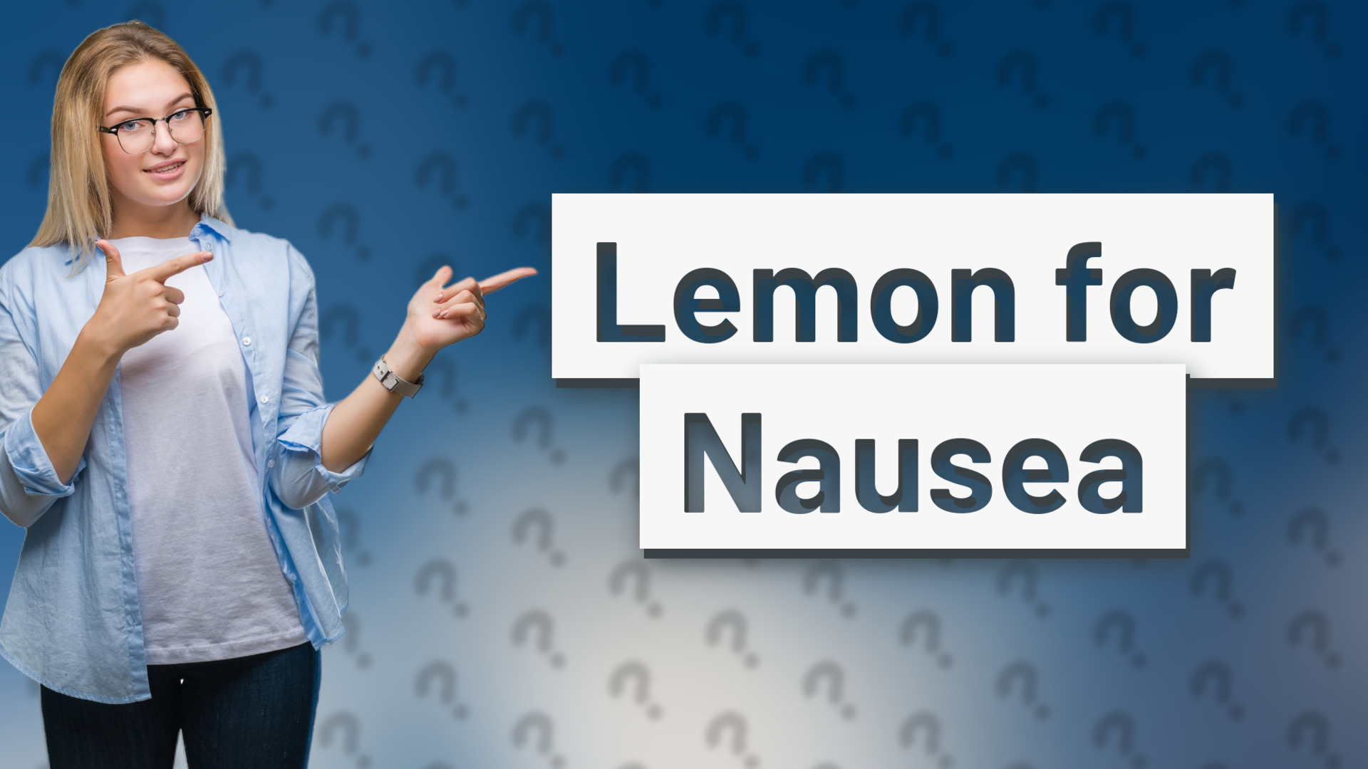 Lemon for Nausea