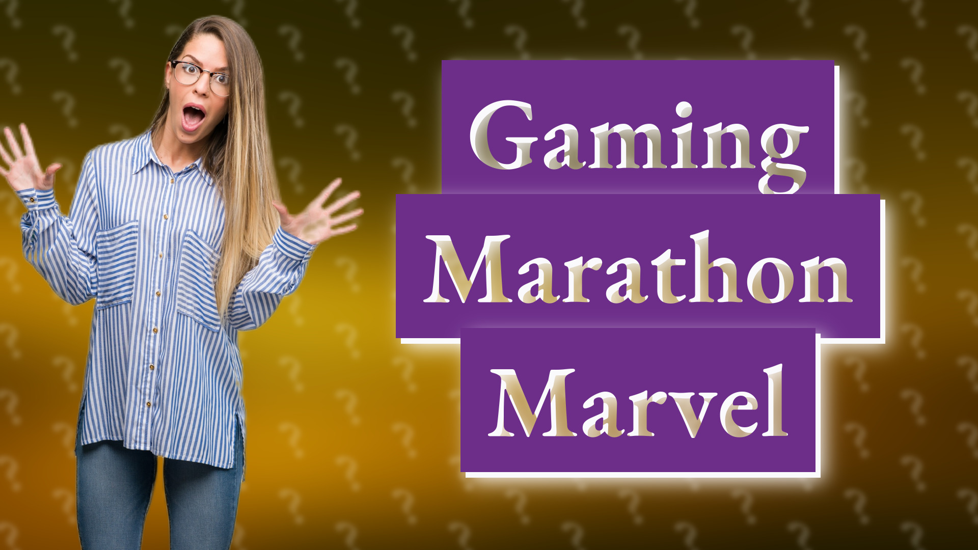 Gaming Marathon Marvel