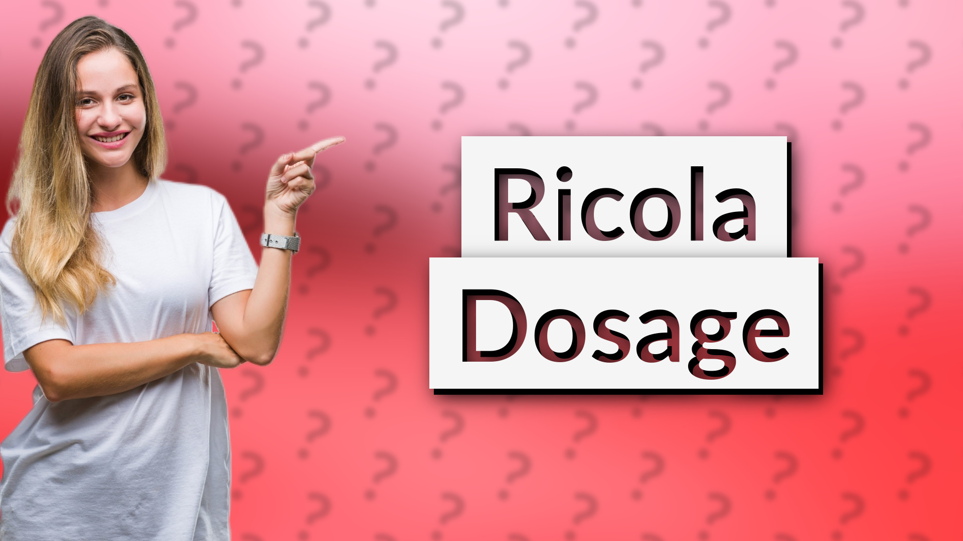 Ricola Dosage