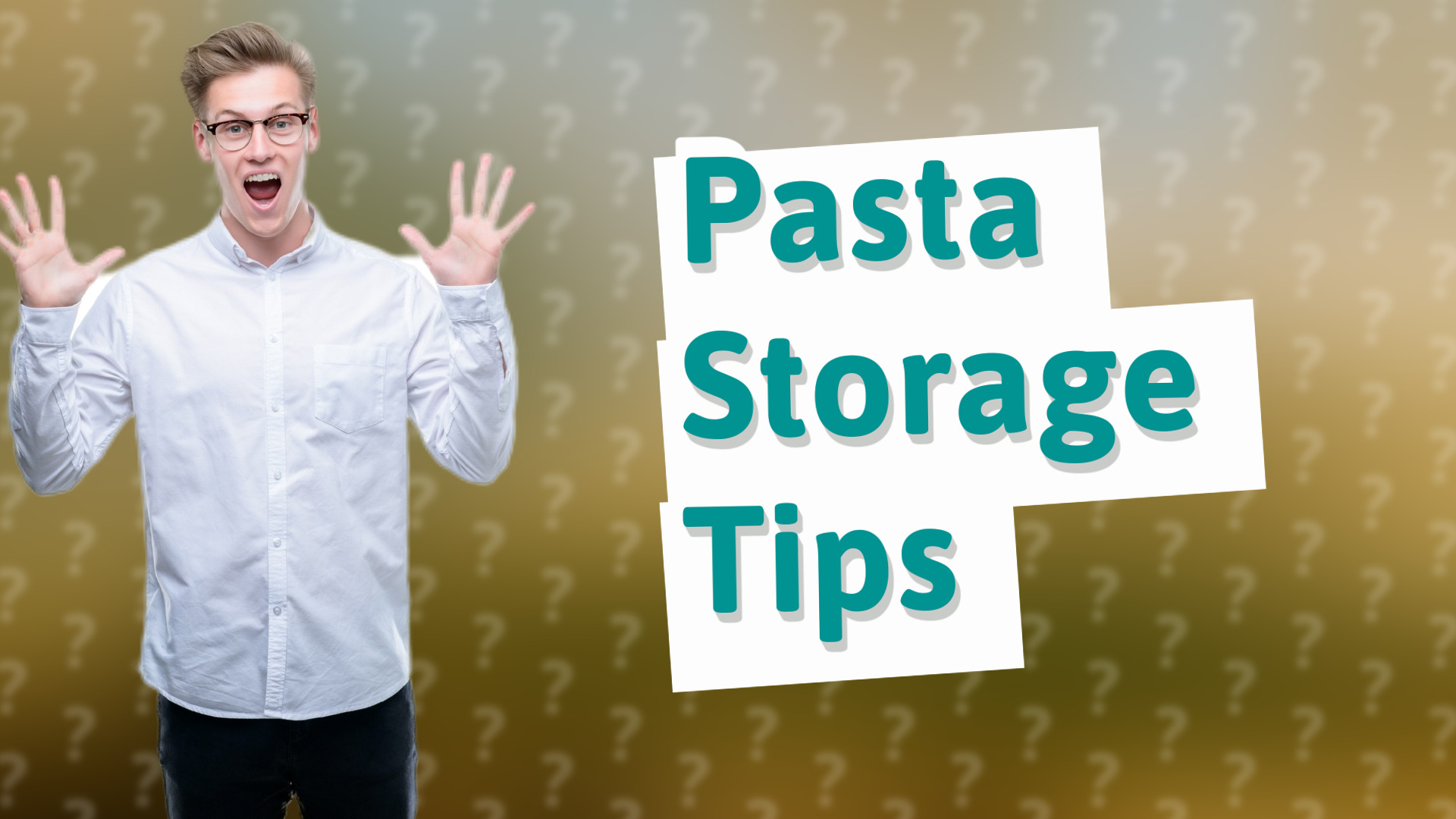 Pasta Storage Tips