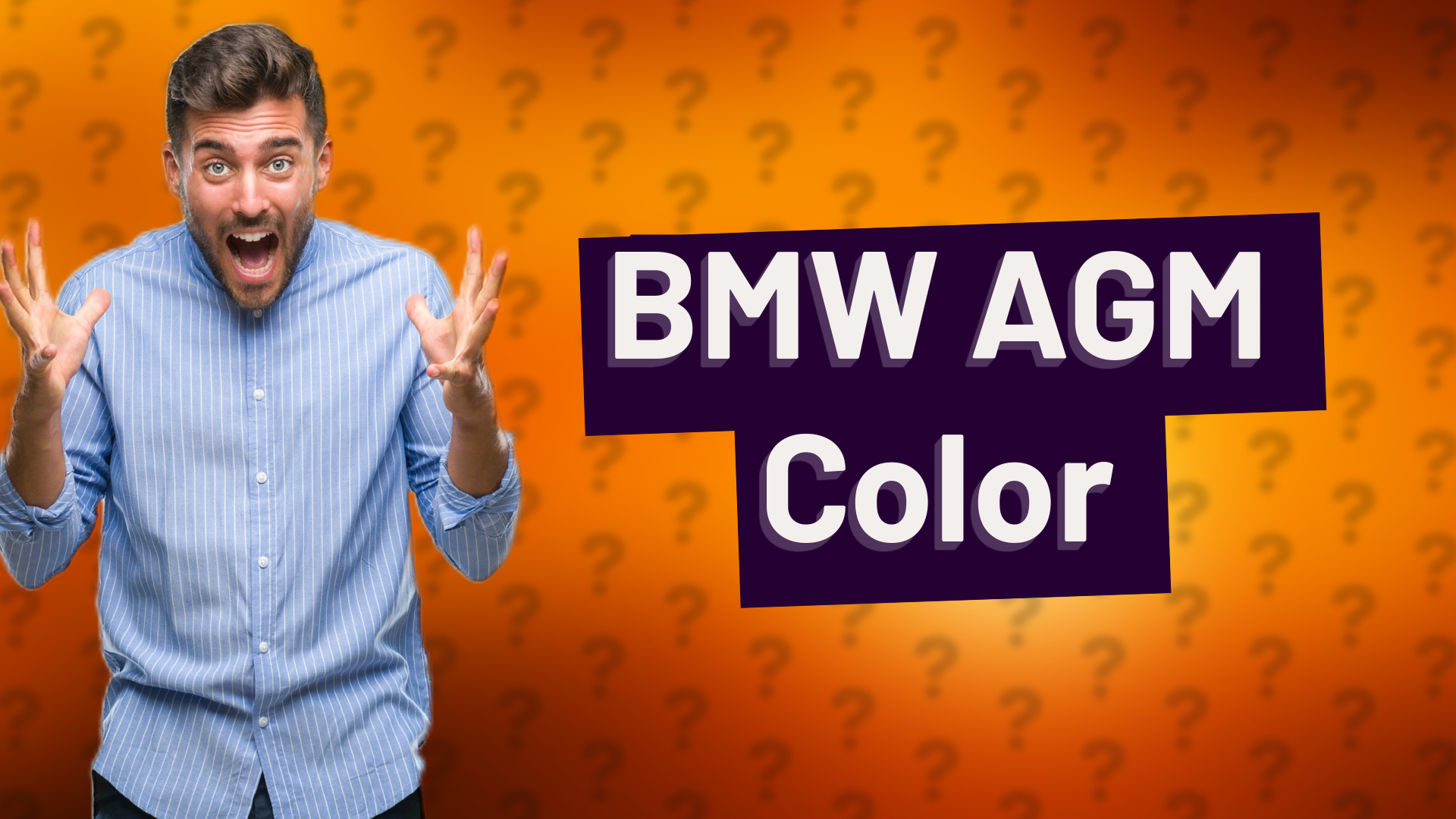 BMW AGM Color