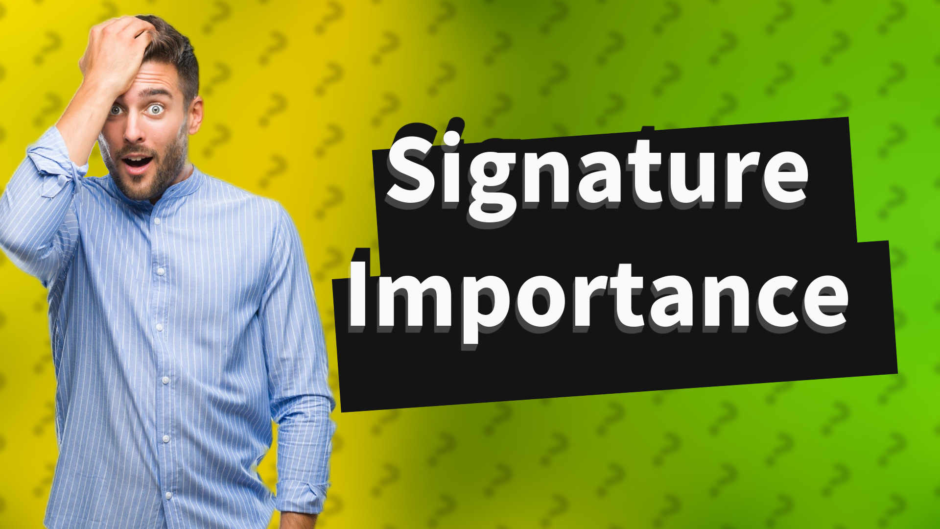 Signature Importance