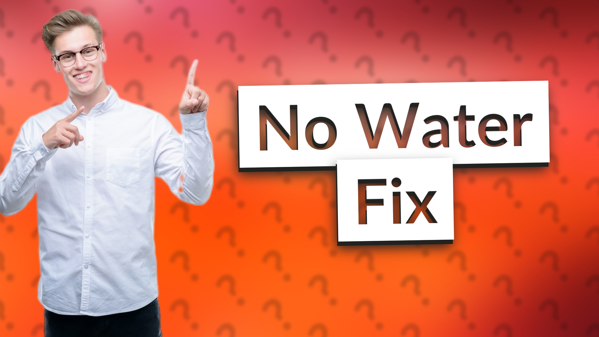 No Water Fix