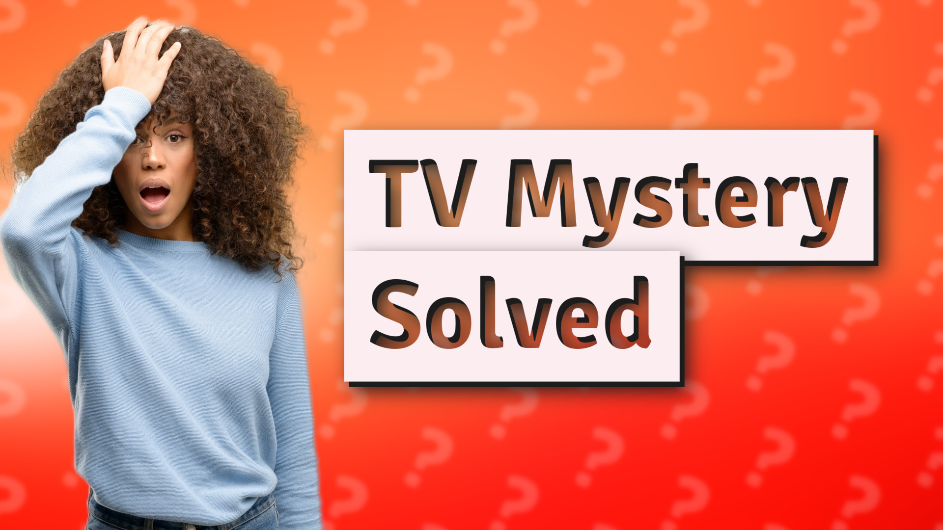 TV Mystery Solved