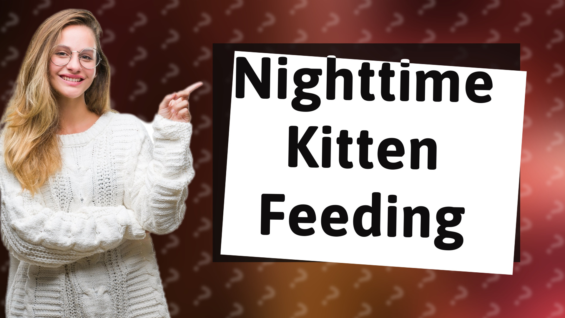 Nighttime Kitten Feeding