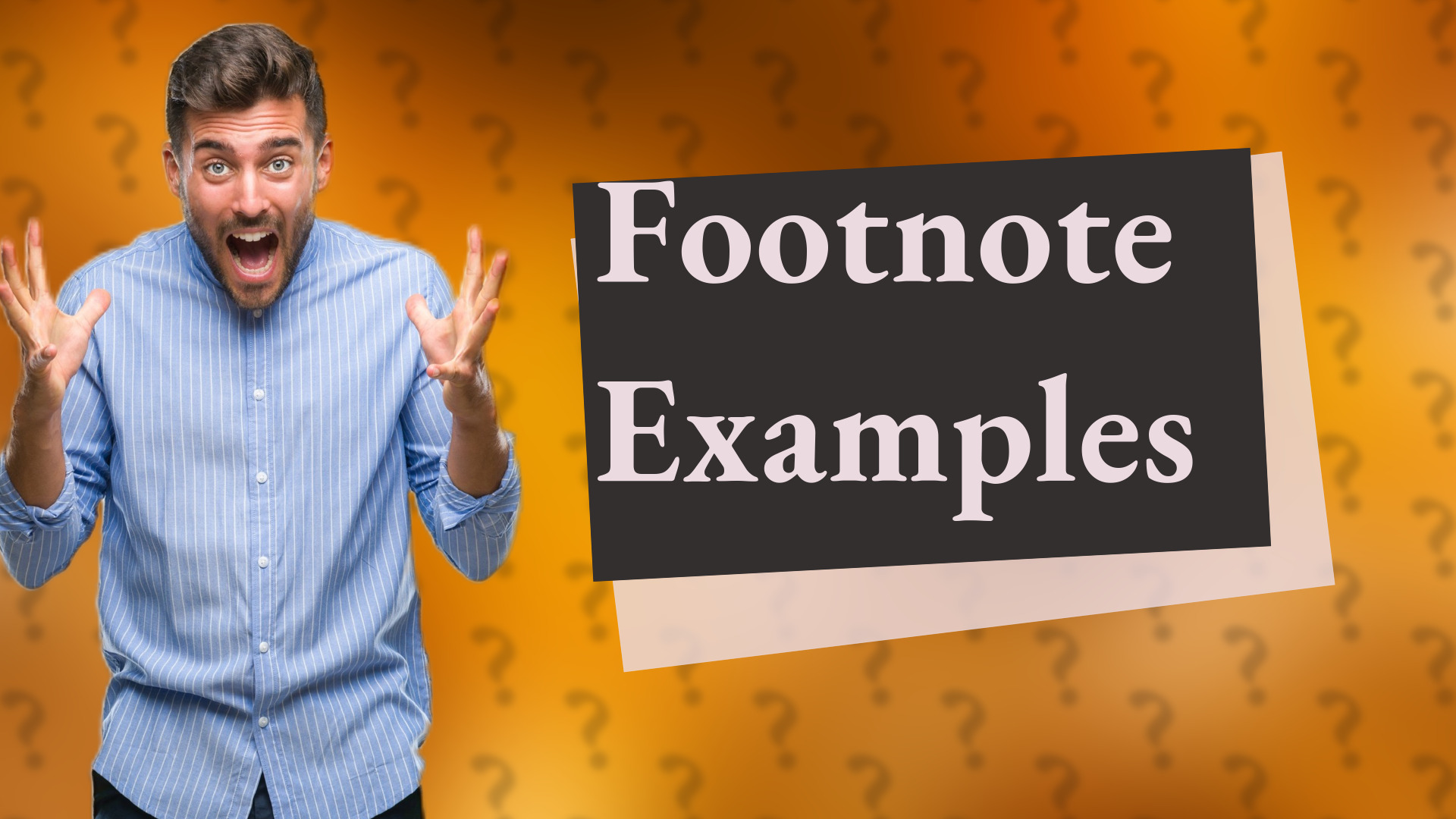 Footnote Examples